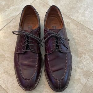 Johnston & Murphy Men's Dark Brown Leather Oxfords